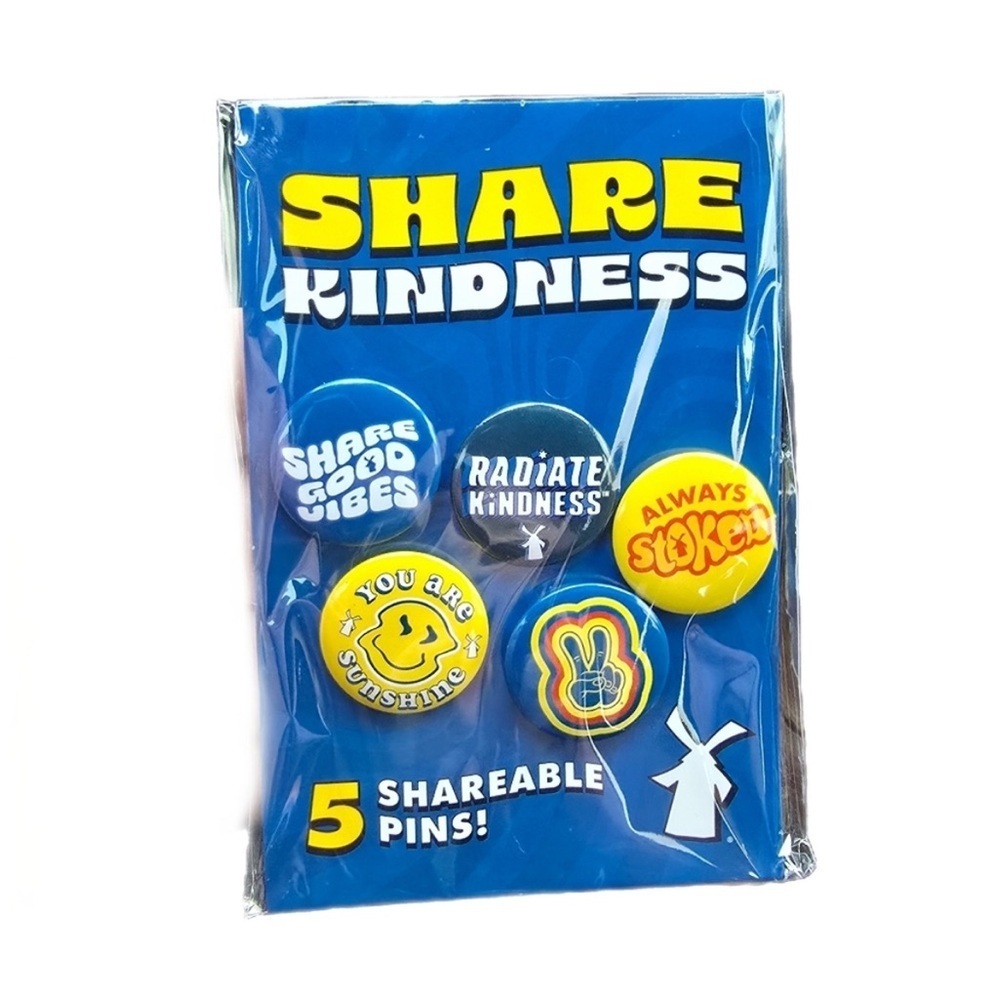 LIMITED FEB 2026 DUTCH BROS SHARE KINDNESS PINS 5 PACK